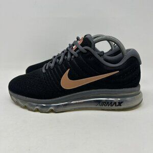 Nike Womens Air Max 2017 'Black Pink' Size 8.5